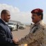 محافظ سقطرى يستقبل بمطار سقطرى وزير الدفاع والوفد المرافق له .