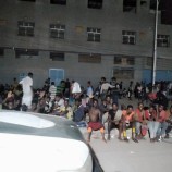 أجهزة الأمن تواصل حملة ضبط المهاجرين غير الشرعيين في العاصمة عدن. 